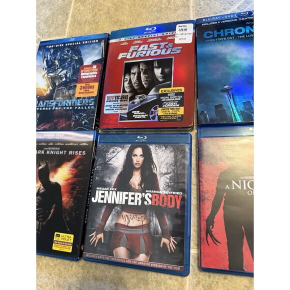 Collection Of 6 DVD/Blu Ray Horror Scary Adventure Action Group #T379 - Picture 3 of 8